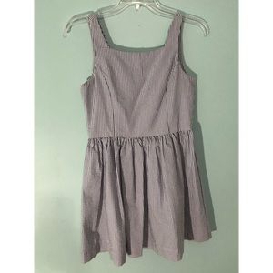 Blue Seersucker Dress